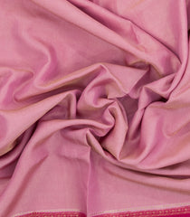 Dusty Pink Woven Blended Viscose Saree With Buttas-BL5693