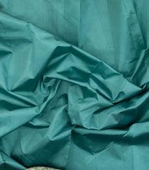 Turquoise Woven Dupion Silk Saree With Meena Borders-DS0581
