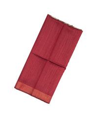 Pink Handloom Dupion Silk Saree With Printed Horse Pallu-DS0486