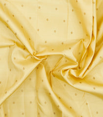 Cream Handloom Korvai Kanchipuram Silk Saree With Buttas-KA15128