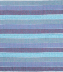 Multi Colour Handloom Linen Saree With Stripes-LI0736
