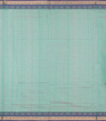 Aquamarine Handloom Silk Cotton Saree With Coin Buttas-SC3961