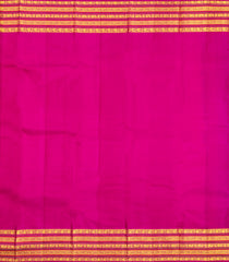 Aquamarine Handloom Korvai Kanchipuram Silk Saree With Zari Buttas-KA15953
