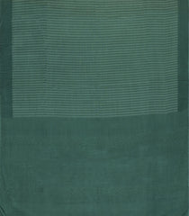 Green Printed Tussar Silk Saree With Chevron Motifs-TU3362