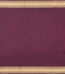 Brown Woven Pure Silk Saree With Zari Buttas-EC2597
