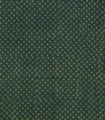 Bottle Green Woven Bengal Cotton Saree With Stripes & Contrast Pallu-BG1894