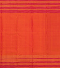 Magenta Handloom Kanchipuram Silk Saree With Ombre Border-KA13682