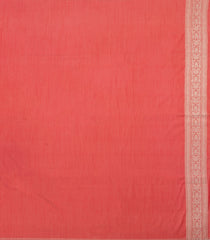 Peach Woven Art Dupion Saree With Floral Zari Motifs-BL5918