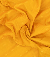 Yellow Handloom Gadwal SICO Saree With Cotton Body & Silk Border-GA0382