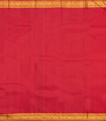 Mustard Handloom Korvai Kanchipuram Silk Saree With Silk Buttas-KA15926