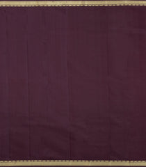 Rust Handloom Kanchipuram Silk Saree With Contrast Maroon Border-KA14744