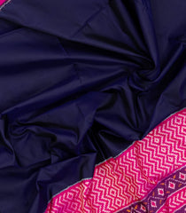 Purple Handloom Pochampally Ikat Silk Saree With Tie & Dye Motifs -IK0431