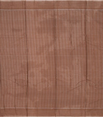 Light Peach Woven Tussar Silk Saree With Floral Motifs-TU2960