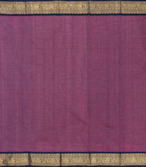 Magenta Handloom Kanchi Cotton Saree With Zari Checks-KC1844