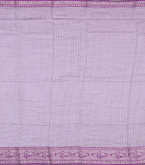 Lialc Woven Tissue Crepe Saree With Contrast Border-KS1173