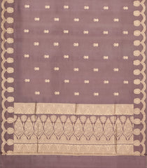 Light Brown Handloom Banarasi Silk Saree With Zari Kanchipuram Butta Silk Sarees-BE1867
