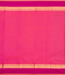 Purple Handloom Kanchipuram Silk Saree With Stripes-KA15336