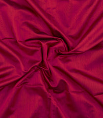 Crimson Handloom Maheswari Silk Cotton Saree With Zari Border-SC4932