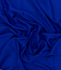 Blue Woven Mysore Silk Saree With Contrast Green Border-MS3212