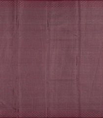 Black Printed Synthetic Tussar With Contrast Zari Border-SY0285