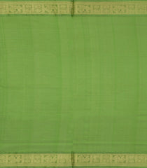 Red Handloom Soft Silk Cotton Saree With Vairaoosi Stripes & Buttas-SC4567