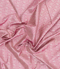 Pink Woven Art Dupion Saree With Floral Zari Motifs-BL5913