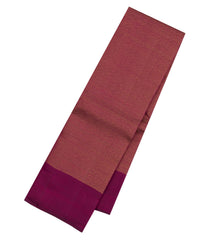 Maroon Handloom Kanchipuram Silk Saree With Zari Checks-KA15298