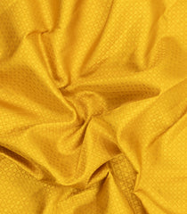 Yellow Handloom Kanchipuram Silk Saree With Kamalam Motifs-KA16187