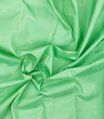 Aquamarine Handloom Korvai Kanchipuram Silk Saree With Zari Buttas-KA16672
