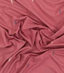 Peach Handloom Bengal Cotton Saree With Buttas-BG1943