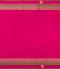 Orange Handloom Kanchipuram Silk Saree With Payadi Checks-KA14838