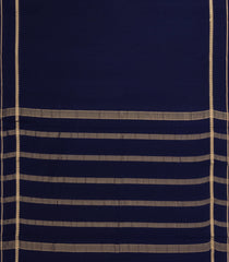 Midnight blue Woven Mysore Silk Saree With Zari Border-MS3684