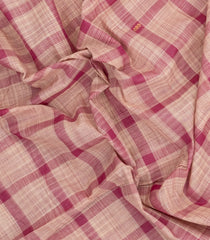 Dusty Pink Woven Kadappa Cotton Saree With Checks-KN0766
