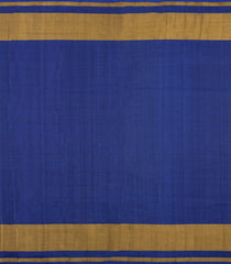 Blue Handloom Rajkot Patola Silk Saree With Ikat Motifs-IK0445