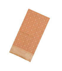 Peach Woven Art Dupion Saree With Floral Zari Motifs-BL5902