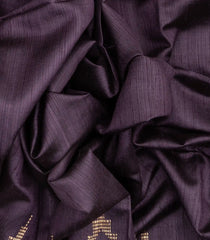 Lilac Handloom Dupion Silk Saree With Printed Pallu-DS0500