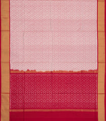 Baby Pink Handloom Pochampally Ikat Silk Saree With Tie & Dye Motifs -IK0422