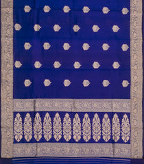 Royal Blue Handloom Banarasi Silk Saree With Zari Kanchipuram Butta Silk Sarees-BE1879