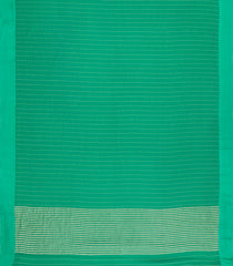 Aquamarine Woven Mysore Silk Saree With Zari Stripes-MS3398