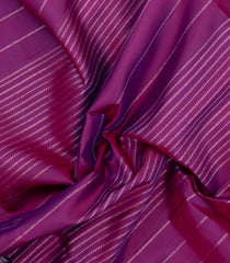 Magenta Handloom Soft Silk Saree With Zari Stripes & Contrast Border-SO4786