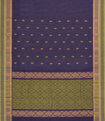Lilac Woven Rasipuram Cotton Saree With Meena Buttas-RA2572