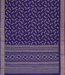 Violet Printed Art Dola Silk Saree With Zari Border-BL5738