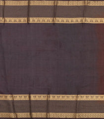Orange Woven Blended Viscose Saree With Zari Buttas-BL6079