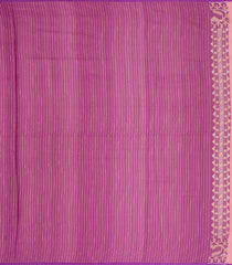 Peach Handloom Organza Soft Silk Saree With Floral Motifs-SO4097