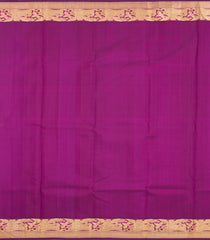 Magenta Handloom Silk Saree With Darbar Krishna Pallu-KA16413