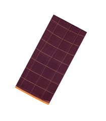Maroon Woven Kota Silk Saree With Zari Checks-KO1062