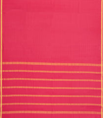 Peach Woven Mysore Silk Saree With Floral Border-MS3395