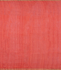 Crimson Printed Chanderi Cotton Saree With Floral Motifs-CC1723