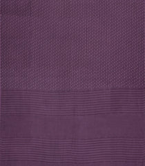 Dark Brown Printed Tussar Silk Saree With Stripes-TU3368