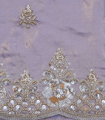 Lavender Woven Synthetic Blended Tissue Saree With Embroidered Motifs-EN2023
